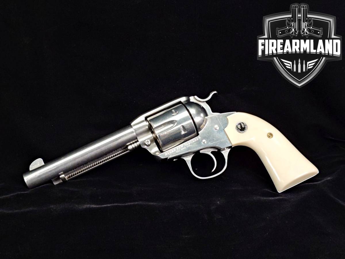 2009 Ruger New Vaquero 357 Magnum 5.5" Stainless Target Revolver +ORIG CASE