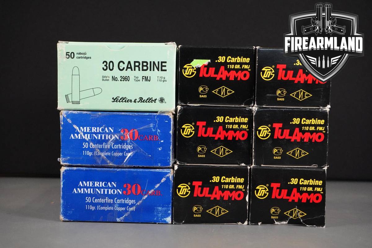 30 Carbine Ammo 30-Carbine Ammunition 450 ROUNDS