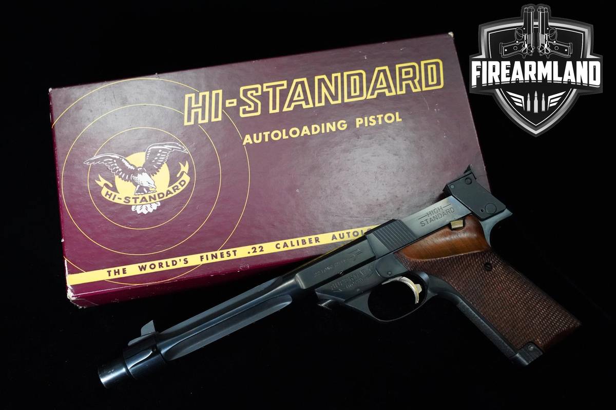 1966-67 High Standard Model 106 Military Supermatic Trophy 22LR 7.25" Blued