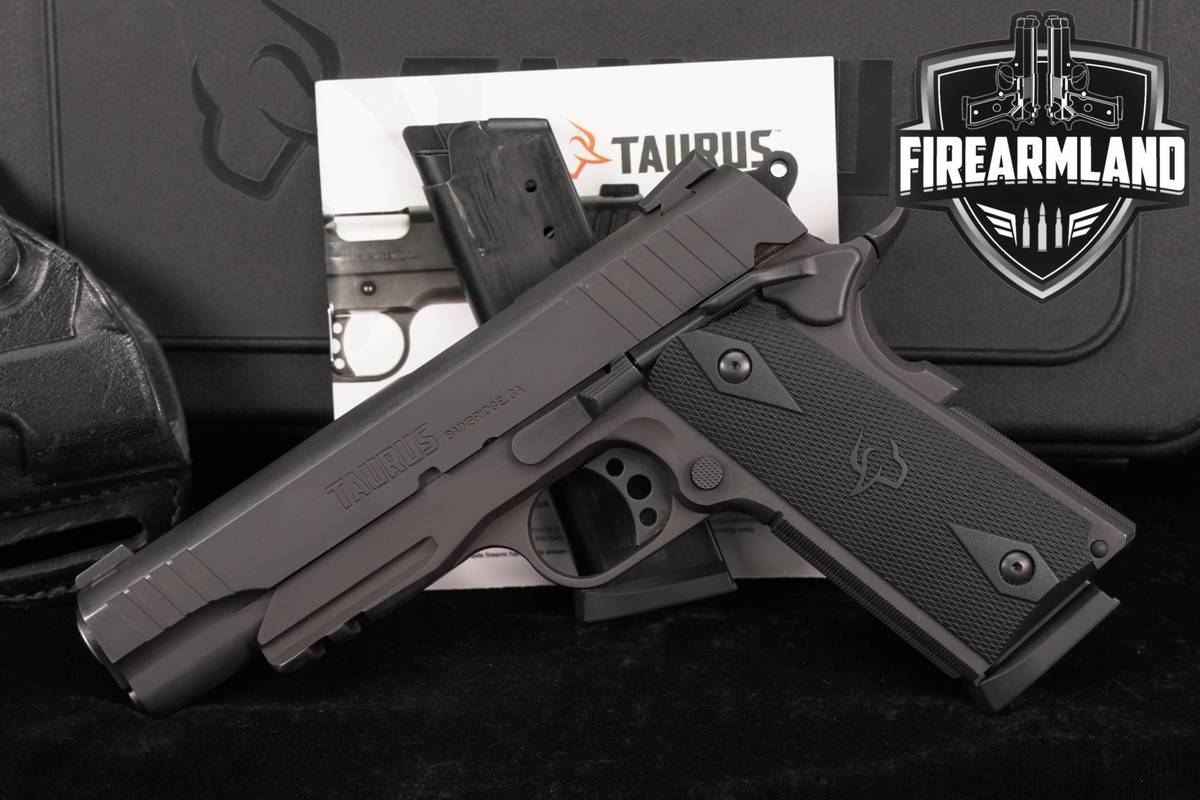 Taurus 1911 Full-Size 45 ACP 5" +2 MAGS, ORIG CASE & HOLSTER