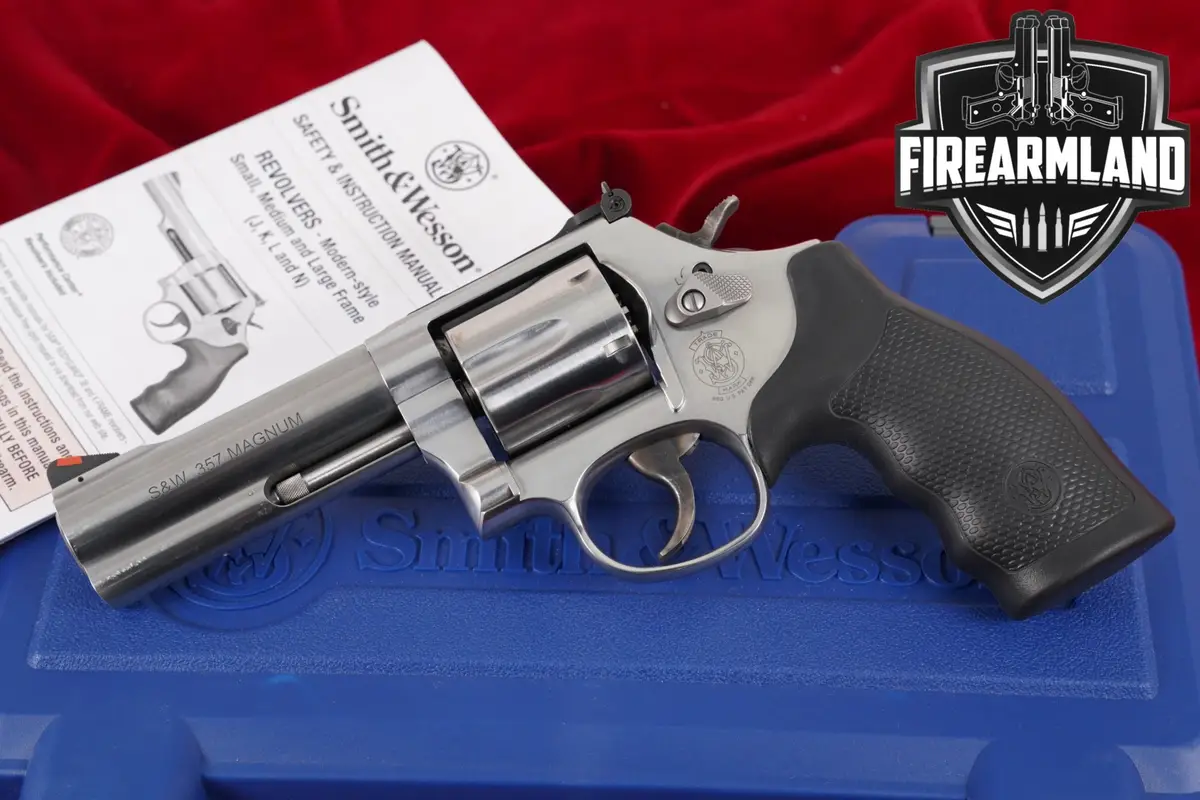 Smith & Wesson Model 686-6 357 Magnum S&W 4" Stainless M686 +ORIG CASE