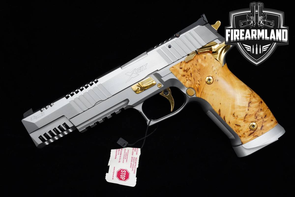 STUNNING Sig Sauer P226 X-Six Skeleton Scandic GERMAN MASTERSHOP X6 9mm 6"