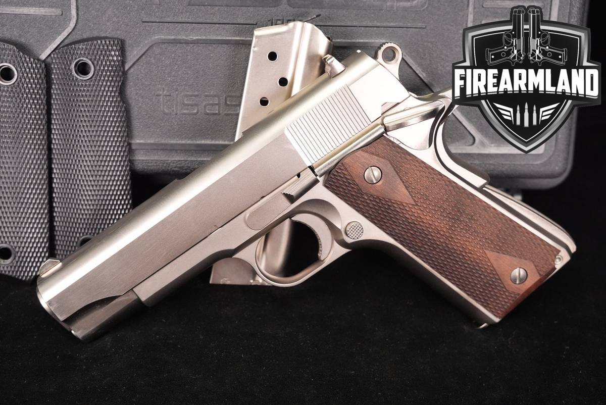 Tisas 1911A1 TC9M Tank Commander 9mm 1911-A1 4.25 +2 MAGS & ORIG CASE