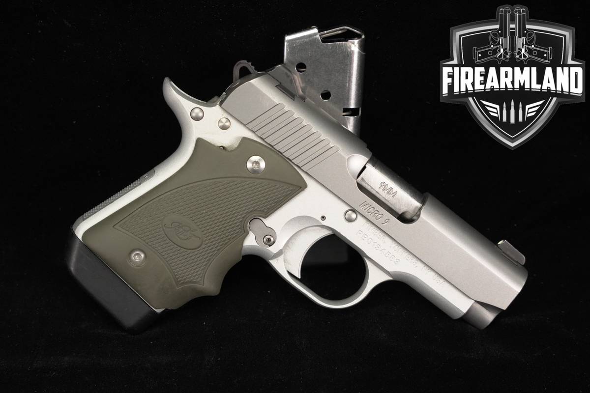 Kimber Micro 9 9mm 1911 3.15" Stainless Matte Silver +2 MAGS