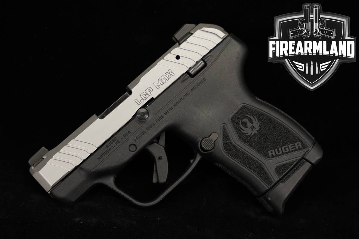 Ruger LCP MAX 380 ACP 2.8" Two-Tone Black & Silver
