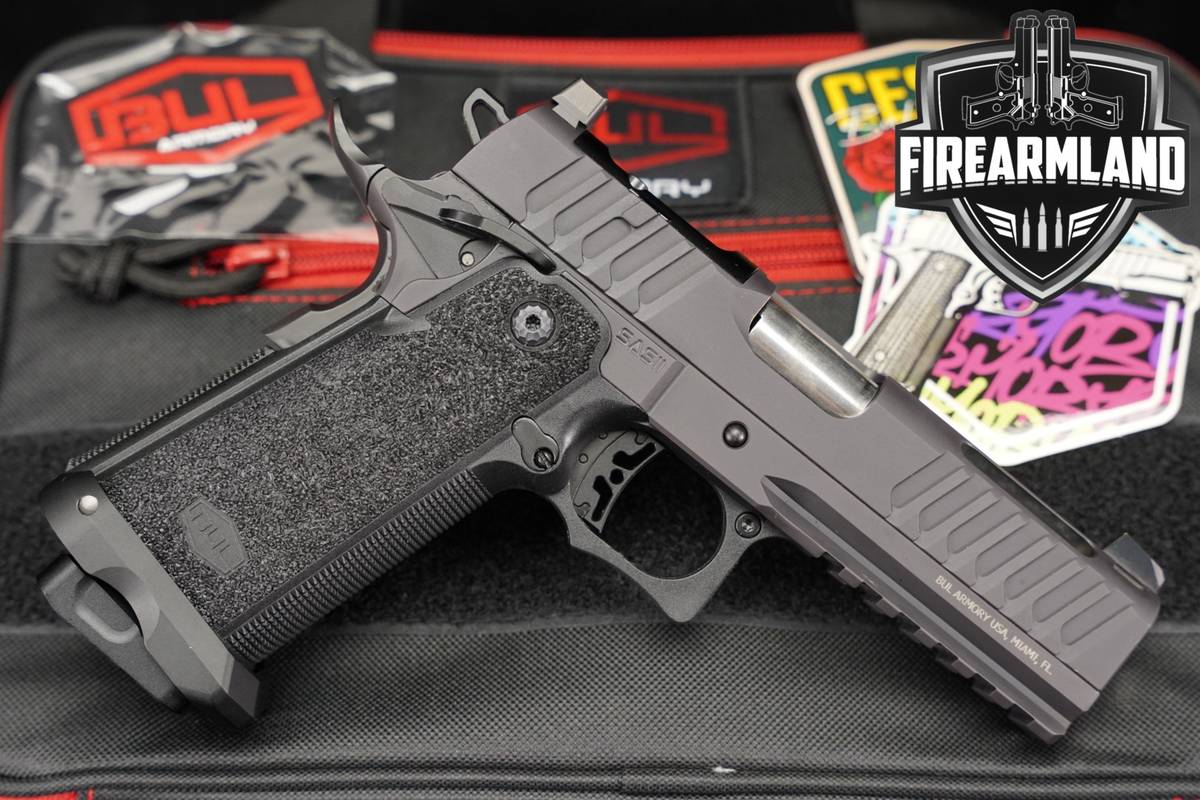BUL Armory SAS II TAC Pro 4.25 9mm OR 1911 2011 SASII +4 MAGS & ORIG BOX