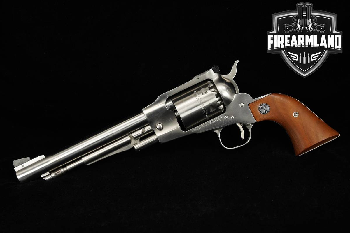 1988 Ruger Old Army 44 BPM 7.5" Brushed Stainless