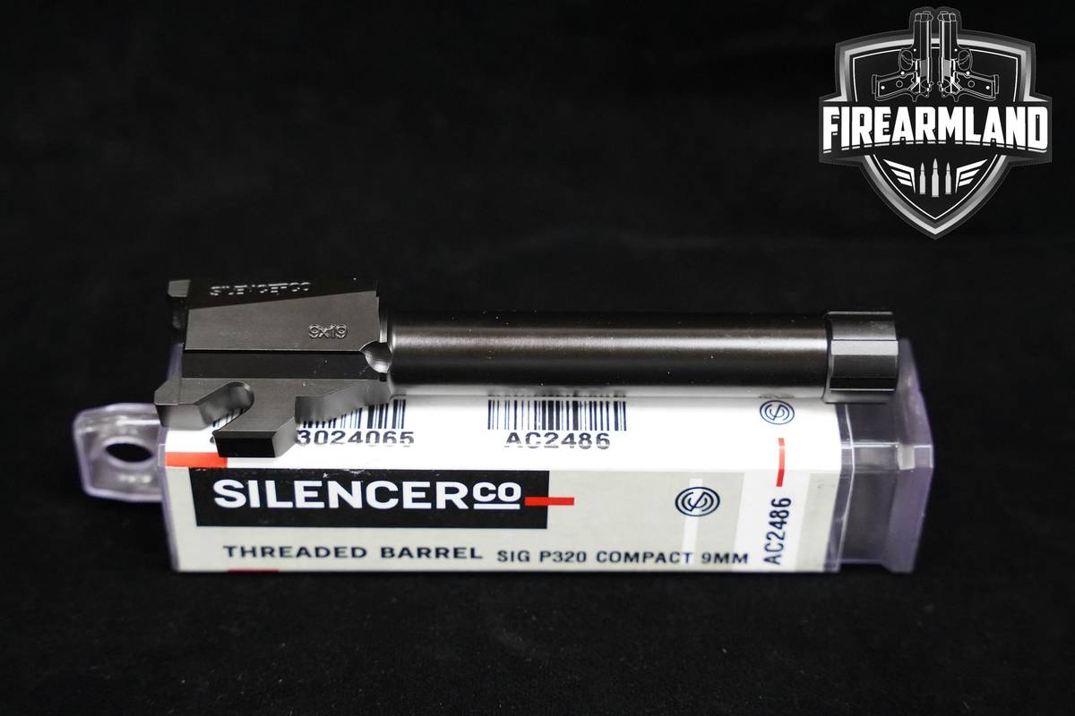 NEW SilencerCo Sig P320 Compact Threaded Barrel 9mm SilencerCo Barrel
