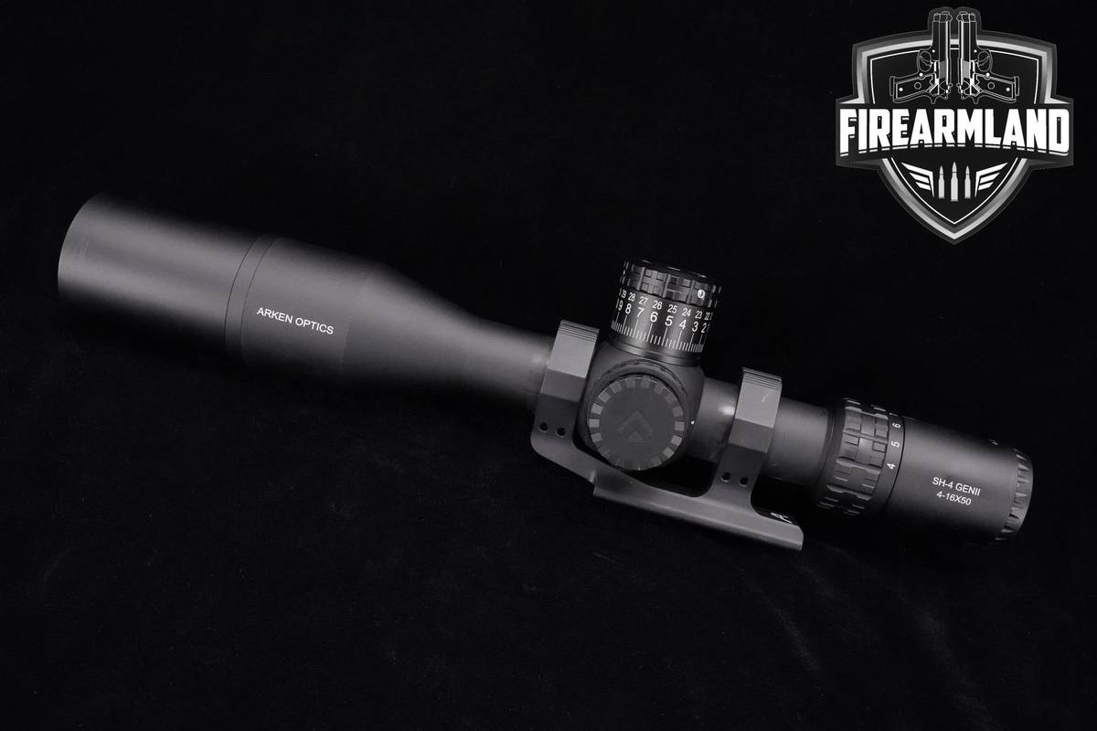 Arken Optics SH-4 GENII 4-16x50 FFP Illuminated VPR Zero Stop Arken-Optics