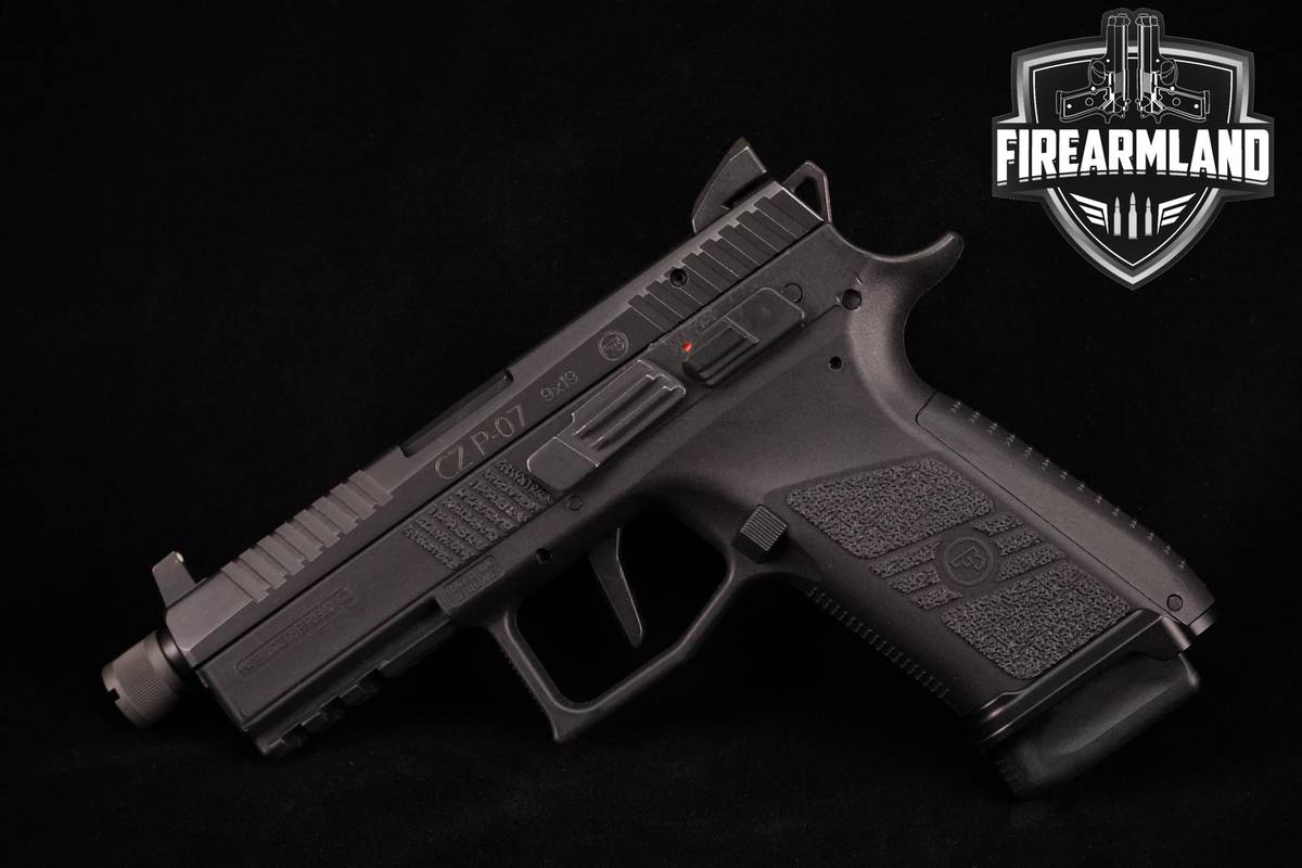 UPGRADES! CZ P-07 9mm 4.5" CZ-P07 CZ P-07 CZ-75 +HOLSTER & PARTS