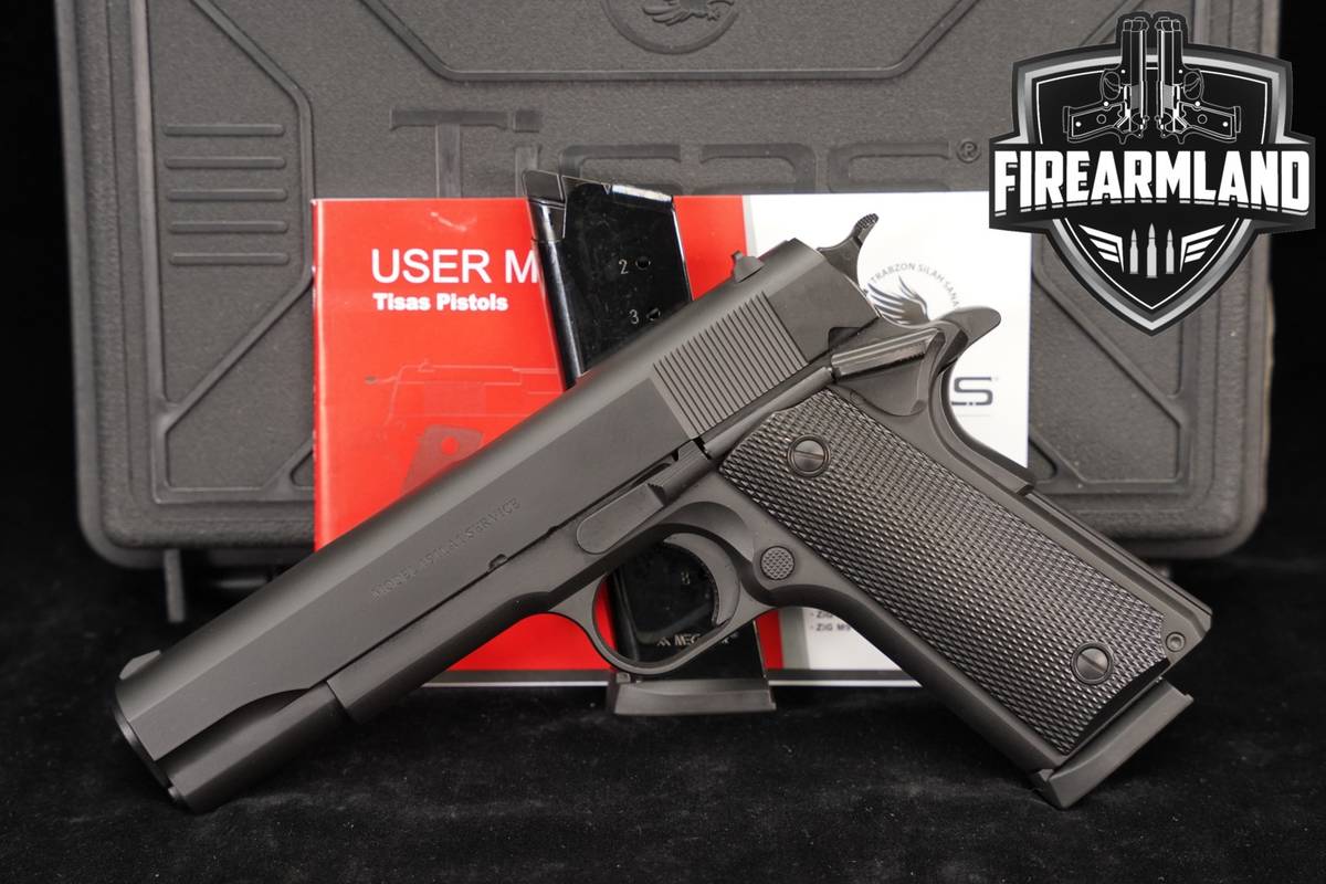 TISAS Model 1911A1 Service Series 70 45 ACP AS 1911-A1 +2 MAGS, ORIG CASE