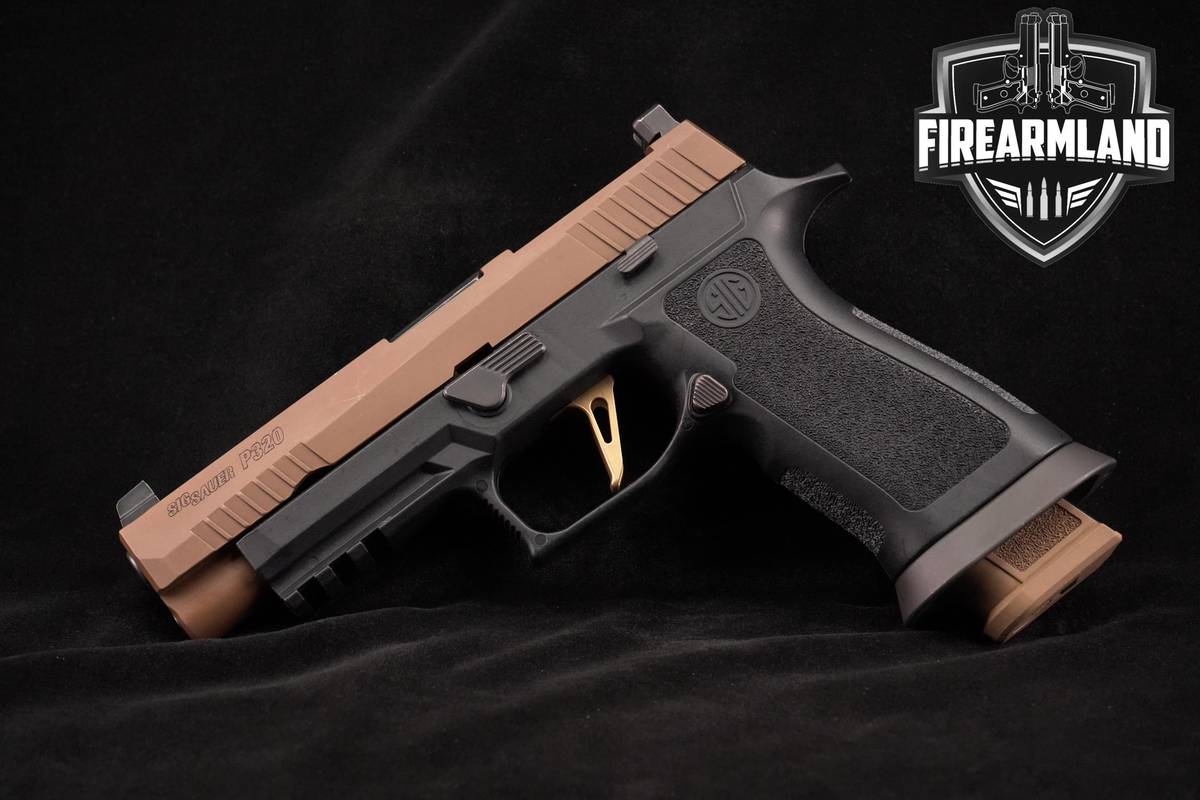 Sig Sauer P320 XFull X-Series 9mm 4.7" Bronze & Black P-320 Gold Skeleton