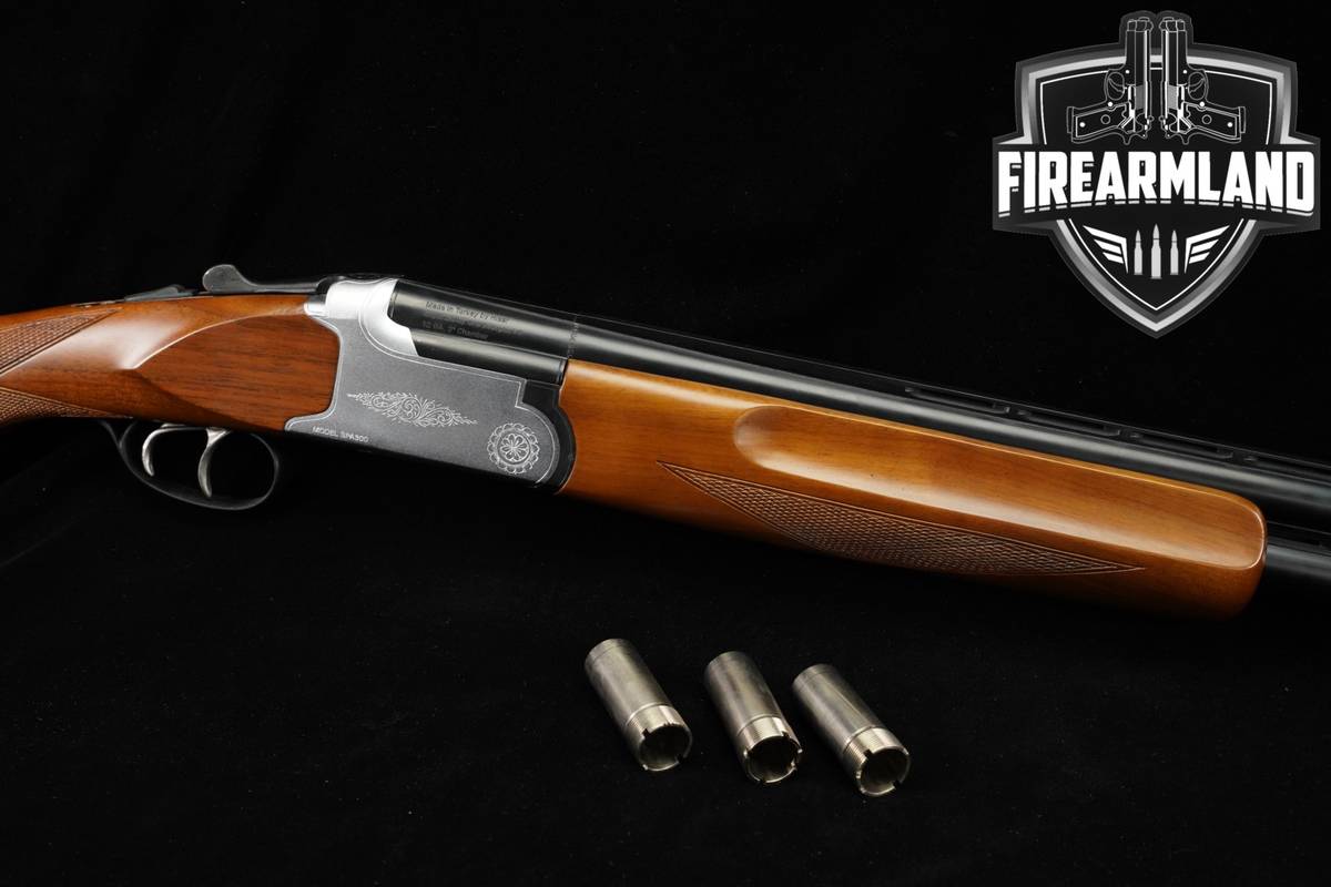 Gazelle Model SPA300 12-Gauge 28" Two-Tone Blued & Silver 3" O/U SPA-300