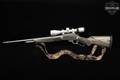 2009 Marlin Firearms Co. Model 1895XLR .45-70 Govt. Stainless & Gray/Green Laminate in Very Good Condition Image 2