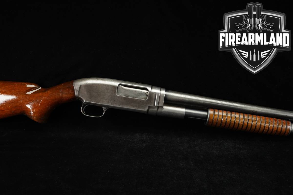 1921 Winchester Model 12 26" Blued & Walnut Cutts Compensator TAKEDOWN