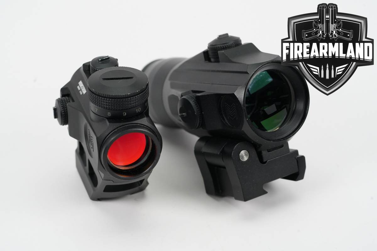 Monstrum Tactical Ghost 1X20 & 3X Magnifier Combo Magnification 2 MOA RDS