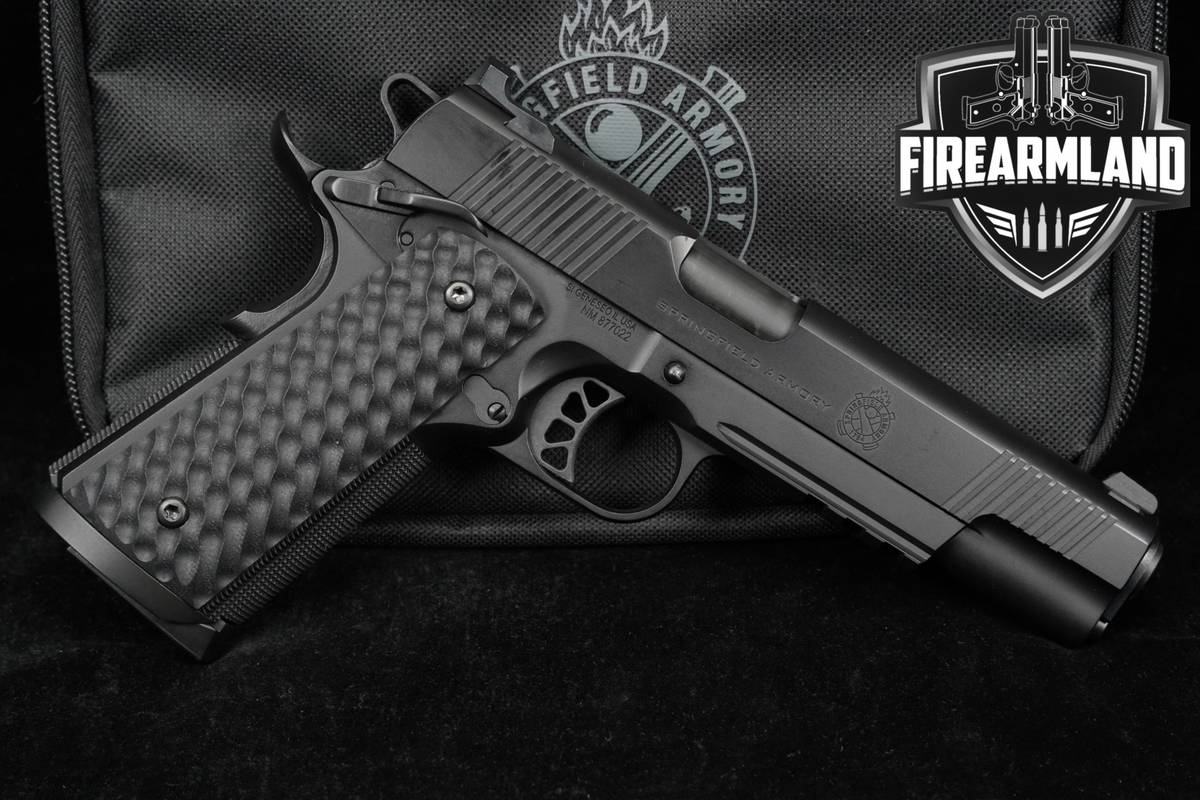 Springfield Armory 1911 TRP Rail 45 ACP 5" Pistol +3 MAGS & ORIG CASE