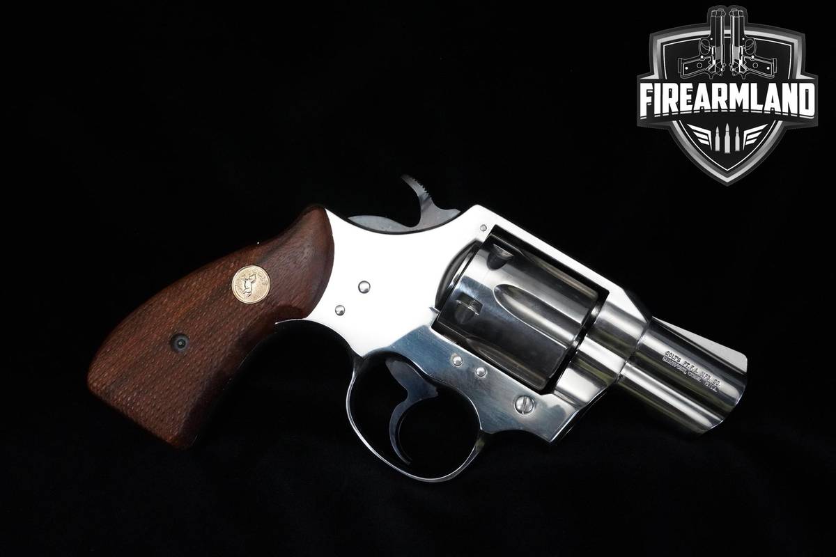 1979 Colt Lawman Mk III 357 Magnum 2" Nickel Plated Colt Mark-3 DA/SA