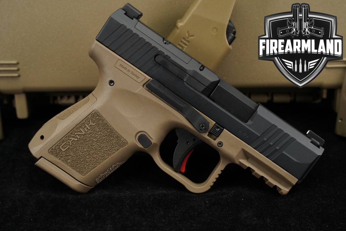 Canik METE MC9 9mm Optics-Ready 3.18 Two-Tone FDE MC-9 +2 MAGS & ORIG CASE