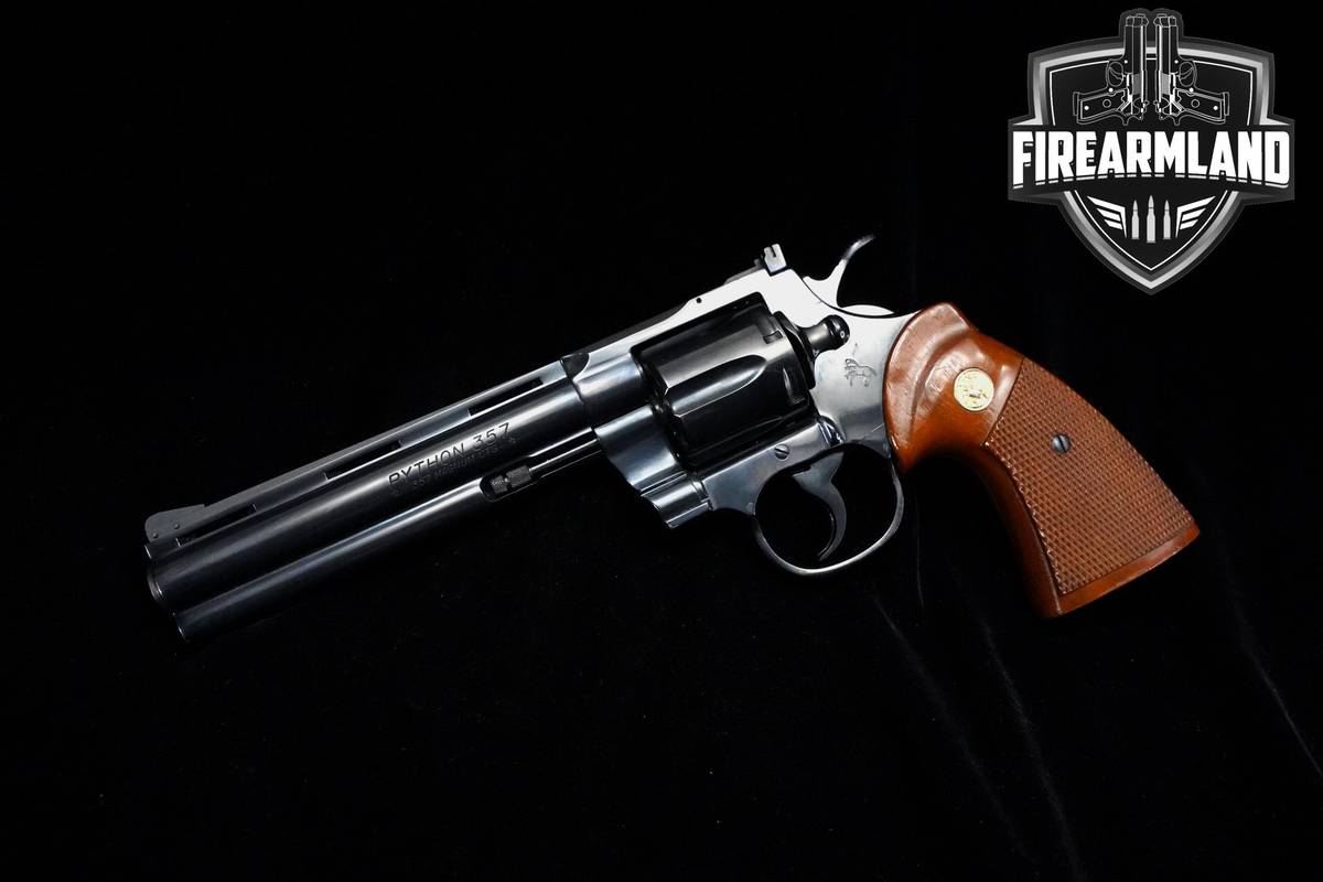 1979 Colt Python 357 Magnum 6" Royal Blue Colt VENT RIB DA/SA