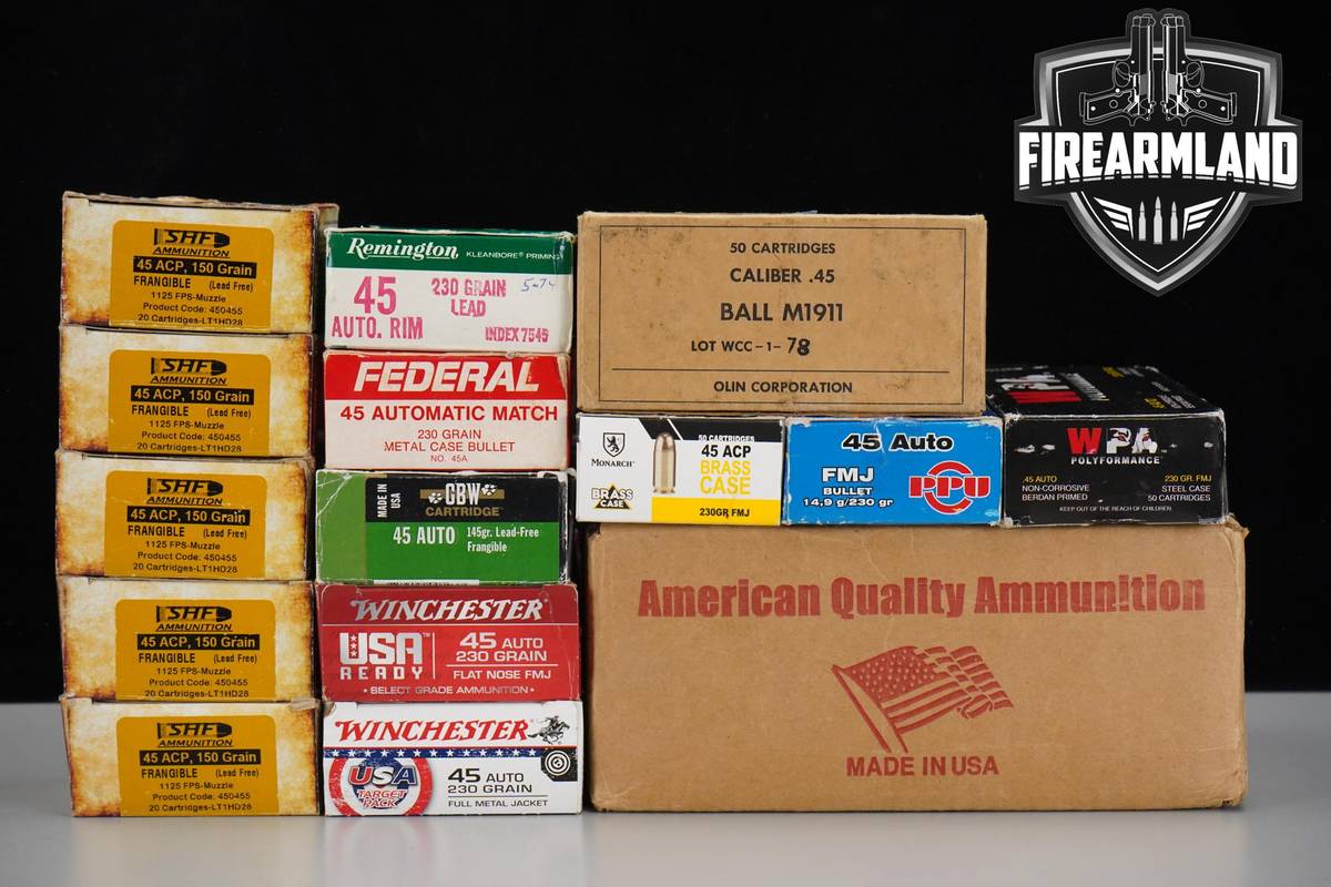 750 RDS! 45 ACP Ammo 45ACP