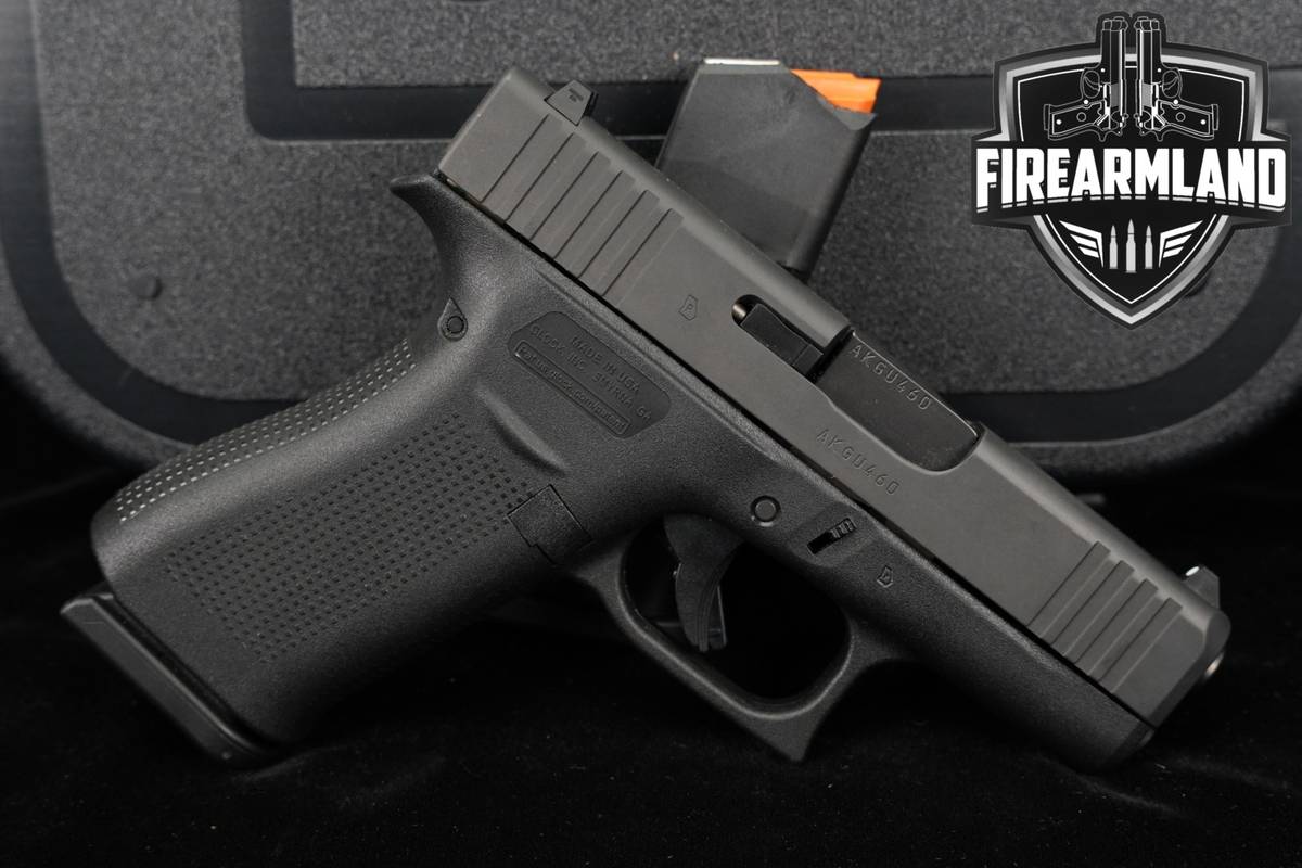 Glock 43X G43X Slimline 9mm 3.41" GMB +2 MAGS & ORIG CASE