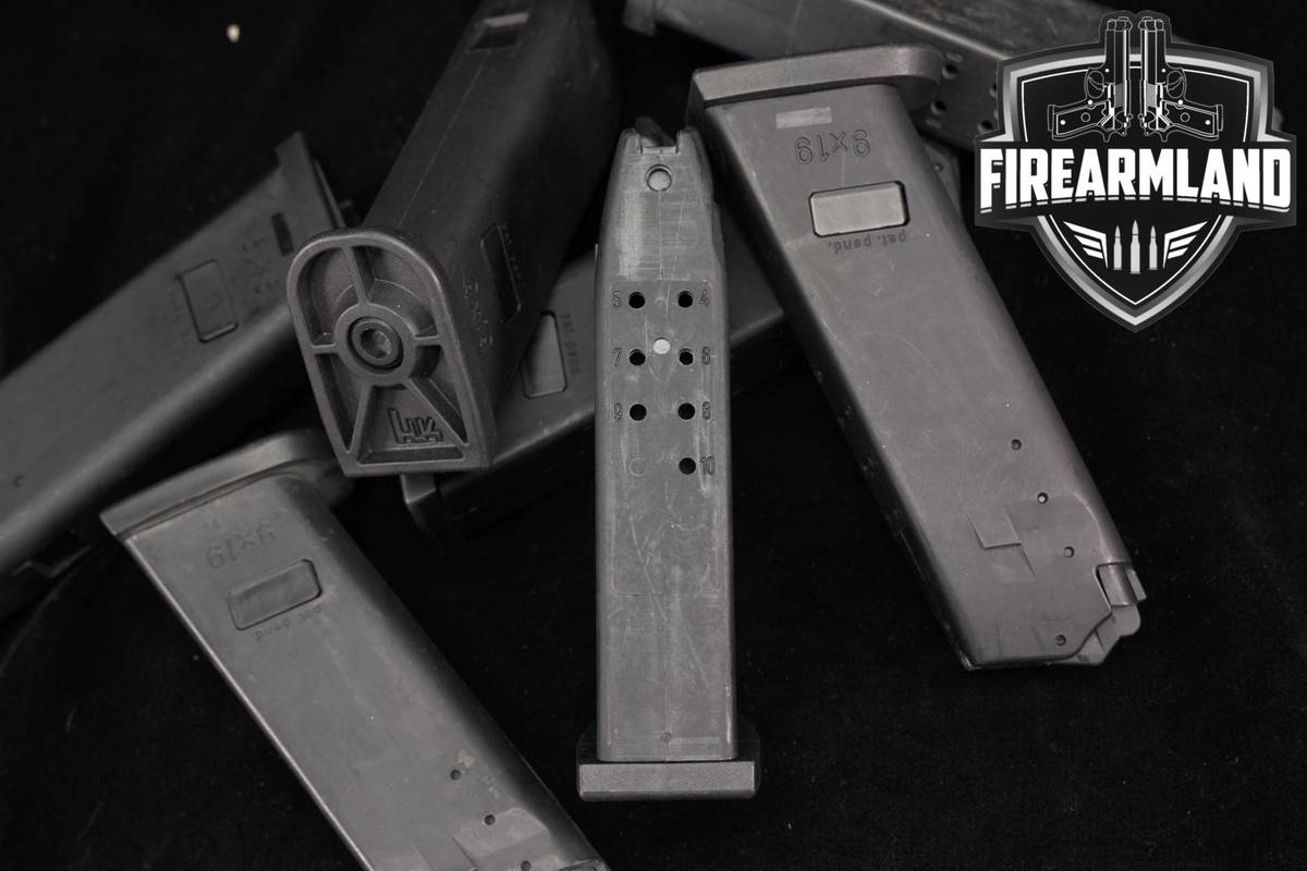SEVEN (7) Heckler & Koch H&K USP9 10 Round Magazines 9mm Luger USP-9 Mags