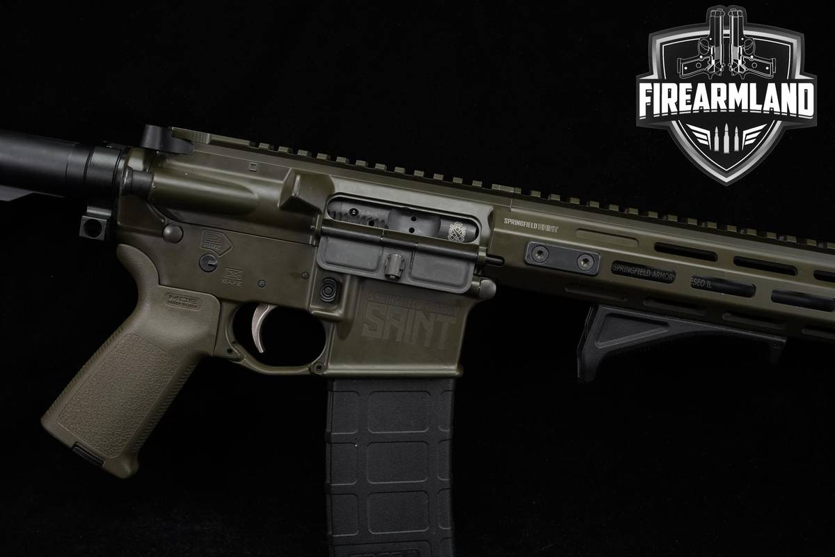 OD GREEN Springfield Armory SAINT Victor 5.56 NATO AR-15 AR15 16" +2 MAGS