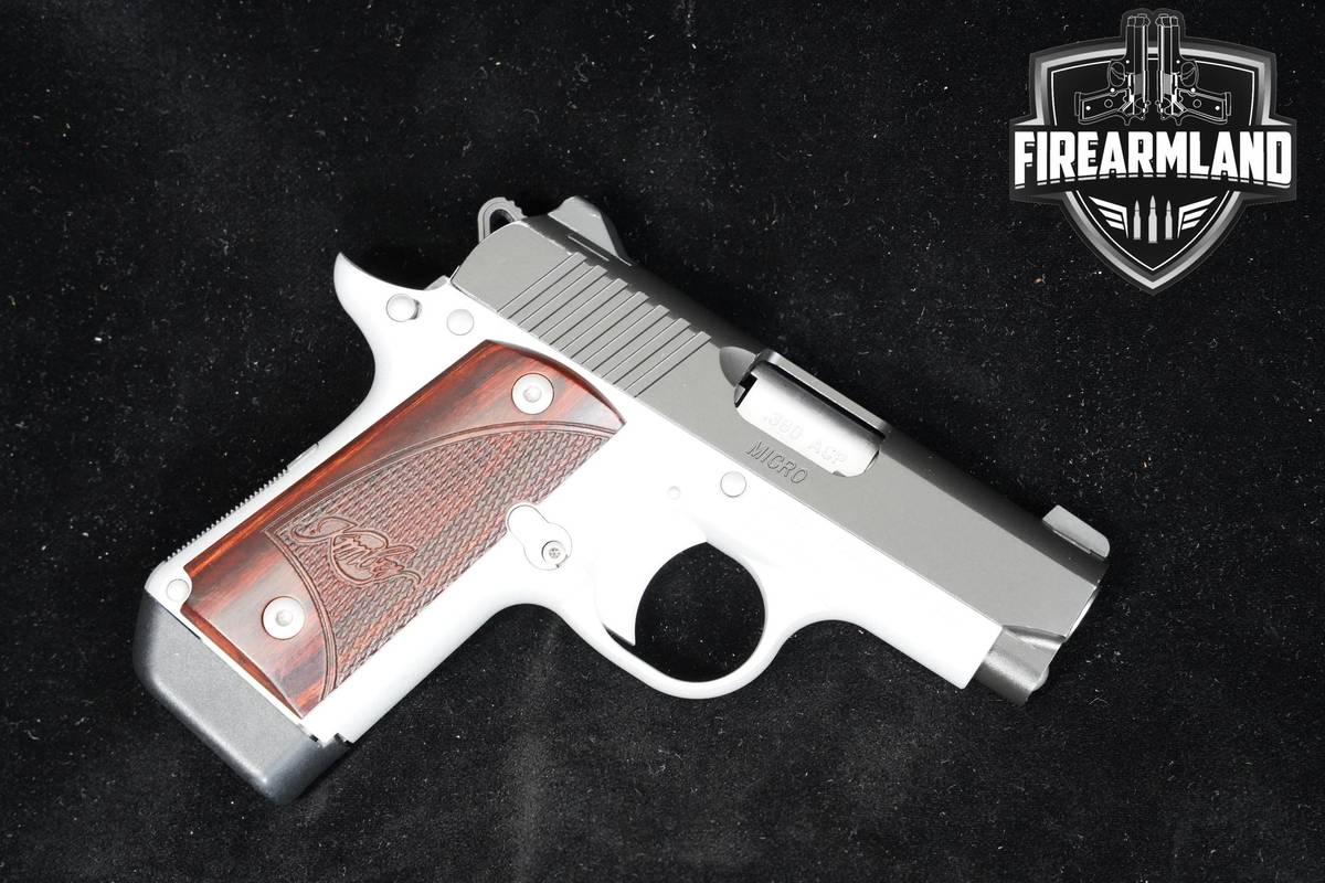 Kimber Micro Rosewood Two-Tone 380 ACP 2.75" Two-Tone Kimber-Micro ORIG BOX