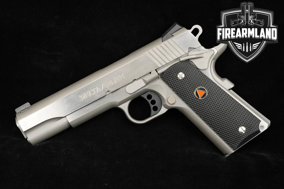 Colt Delta Elite Series 80 10mm 1911 5" Stainless Government Novak Sights