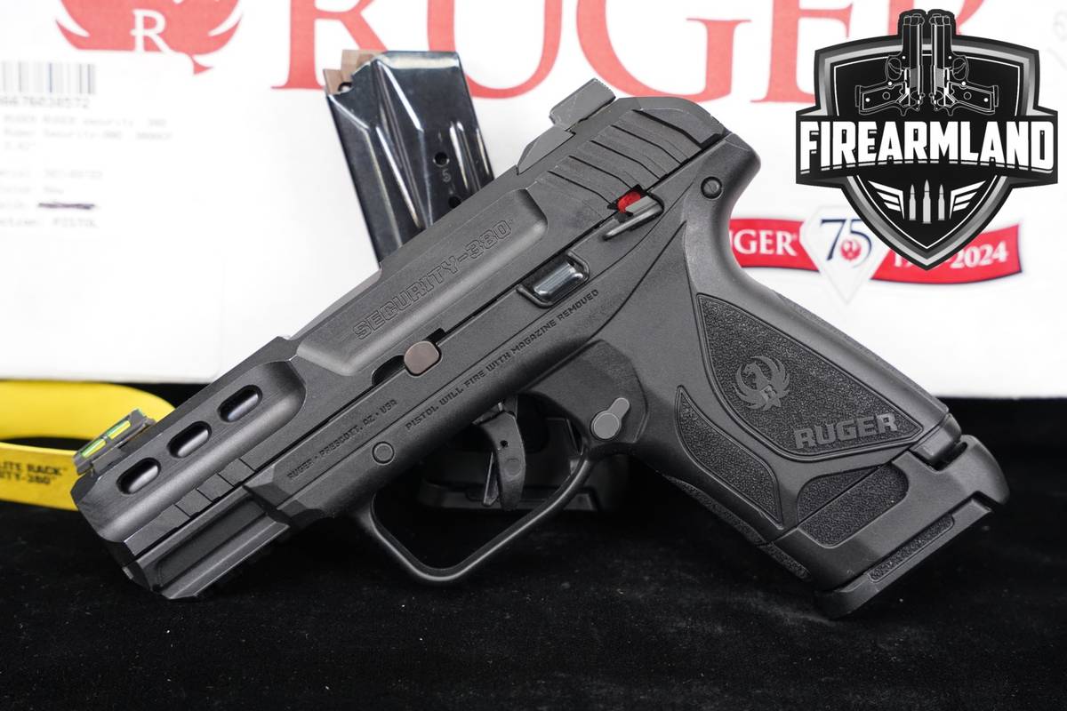 Ruger Security-380 Lite Rack 380ACP Fiber‑Optic Sights +2 MAGS, ORIG BOX