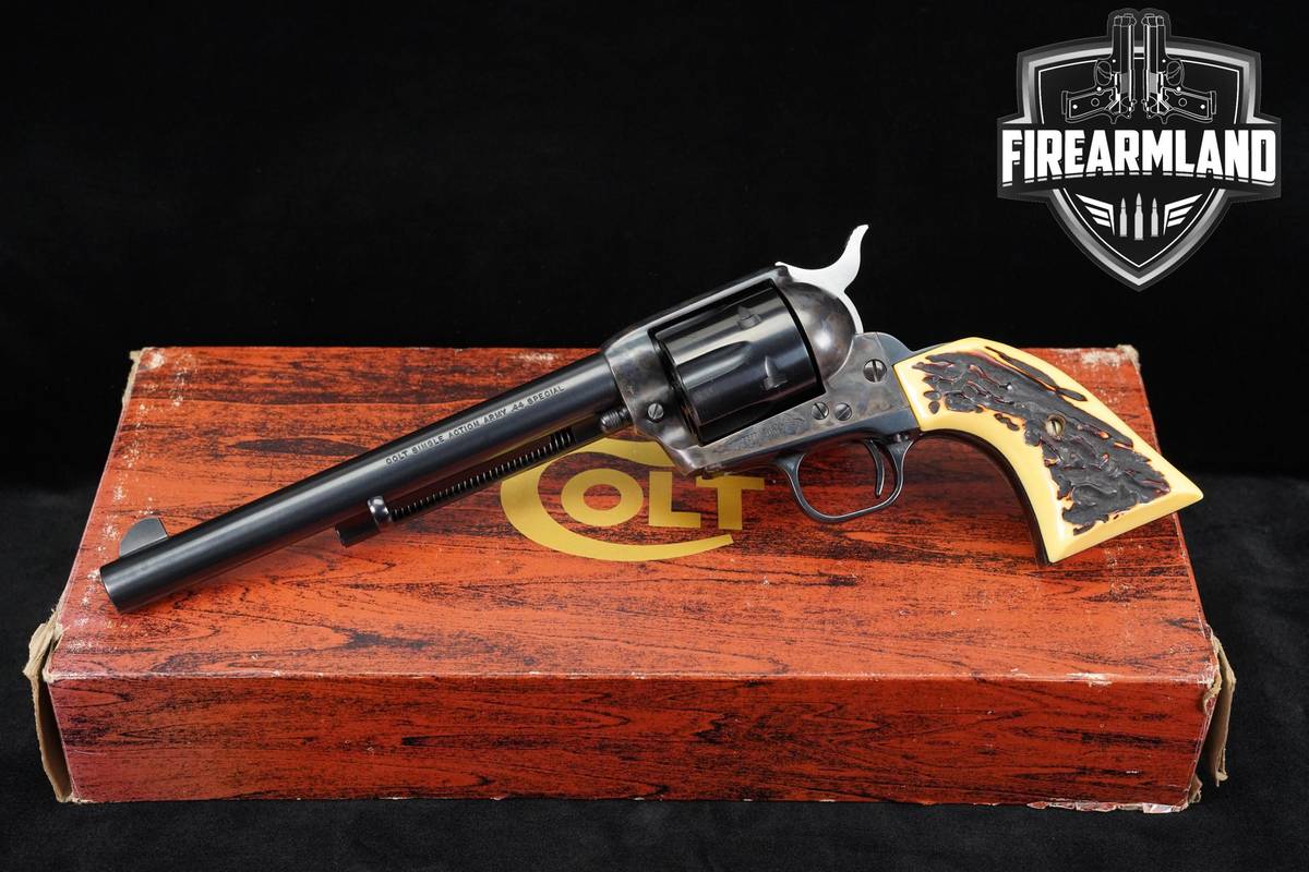 1979 Colt Single Action Army 3rd Generation 44 Special 7.5" SAA +ORIG BOX