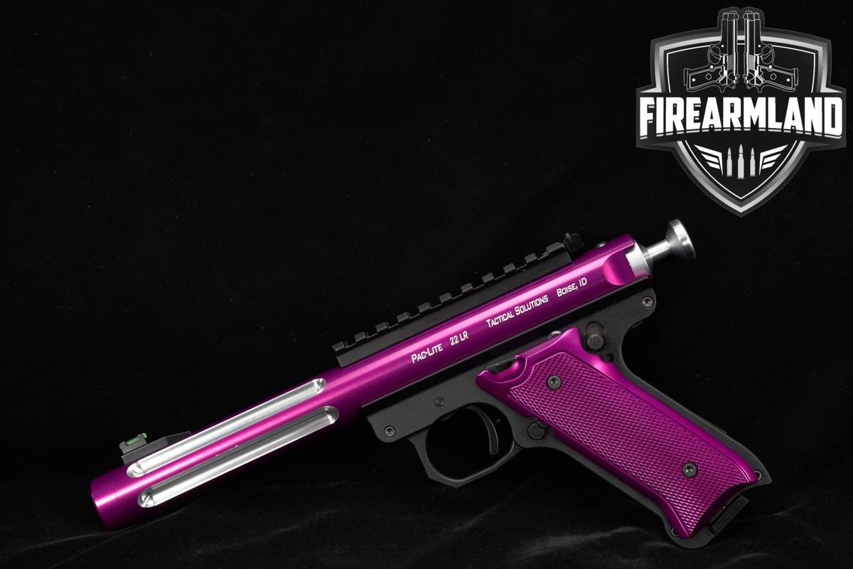 Tactical Solutions TacSol Pac-Lite 22LR 6" Purple Anodized Ruger Mark-Type