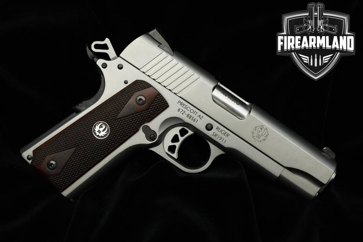 Ruger SR1911 Commander 45 ACP 1911 4.25" Ruger-SR1911 1911 2 MAGS