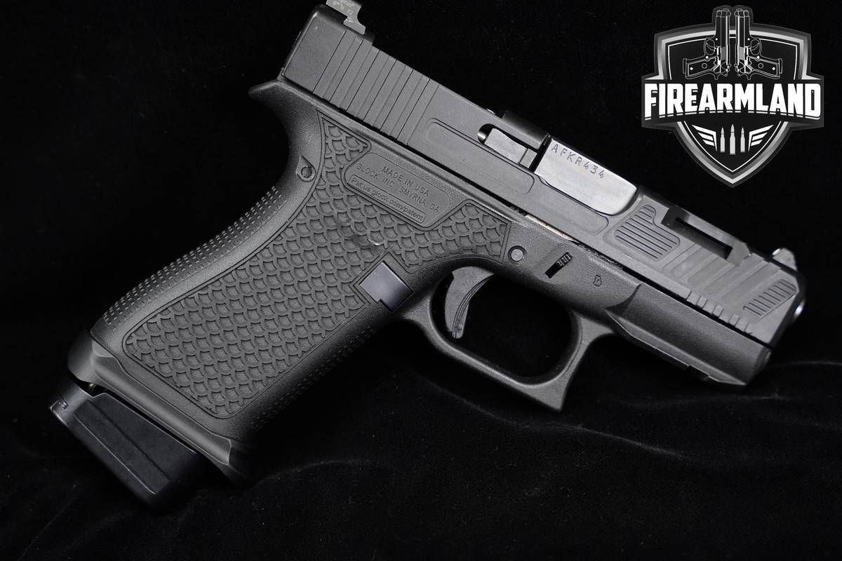 OPTIC-READY Glock 43X MOS 9MM 3.41" Graphite Black G43X +4 MAGS & HOLSTER