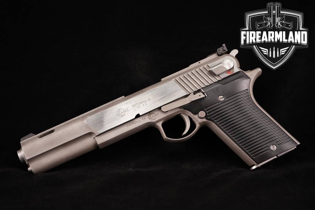 1993-1995 AMT Automag V 50 AE 6.5" Stainless Steel Automag 5 +2 MAGS