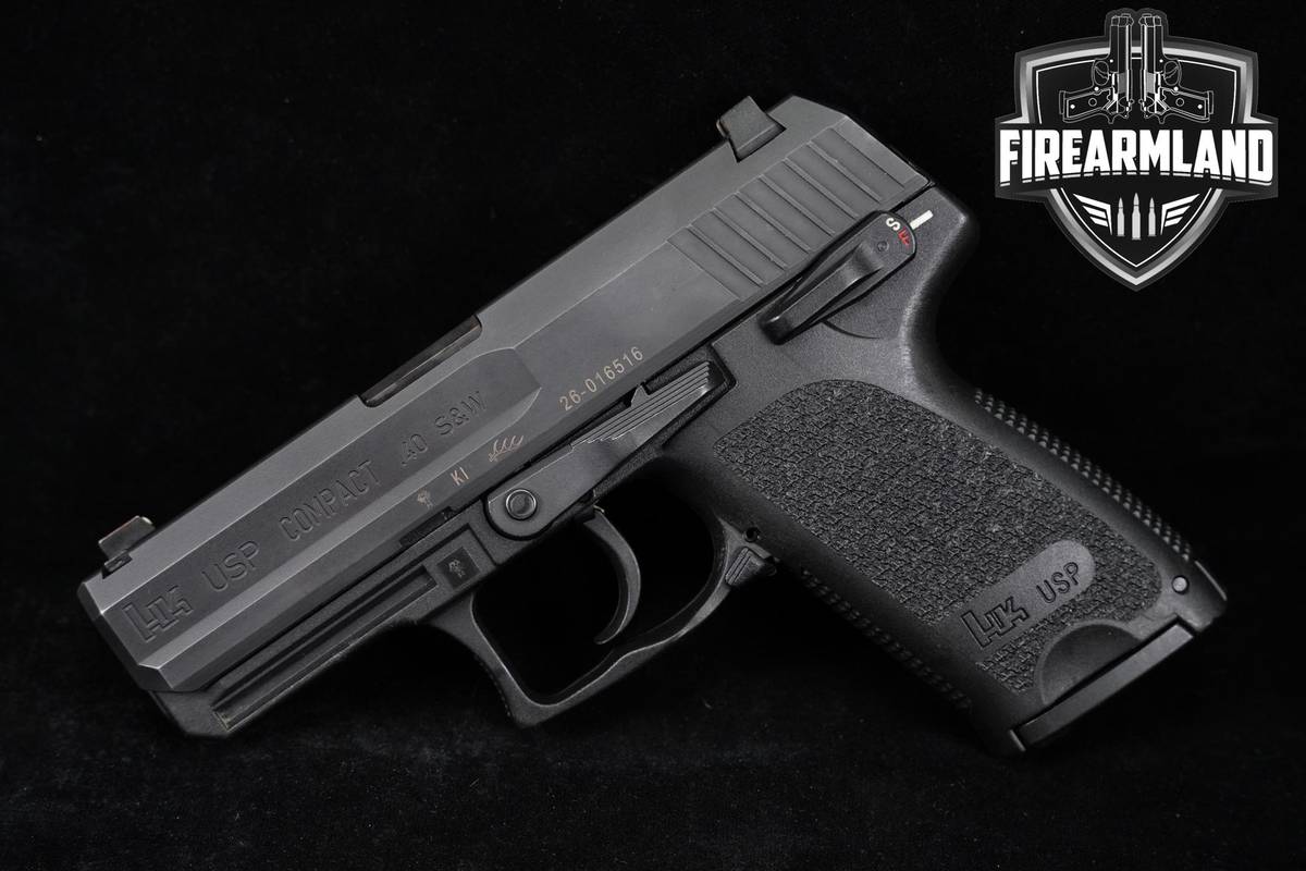 1998 Heckler & Koch HK USP Compact V1 40 S&W 3.58" 2 MAGS & ORIG CASE