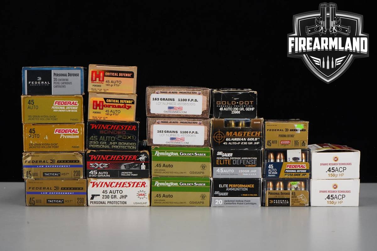 590 RDS! 45ACP Self Defense Ammo 45-ACP