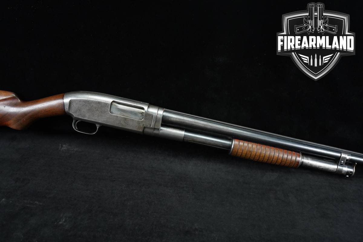 VINTAGE 1914 Winchester Model 1912 12-Gauge 30" Steel & Wood