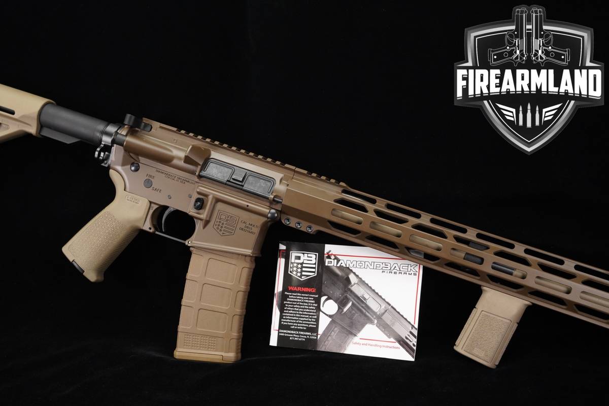 Diamondback DB15 5.56 NATO AR-15 AR15 16 FDE DB THREADED
