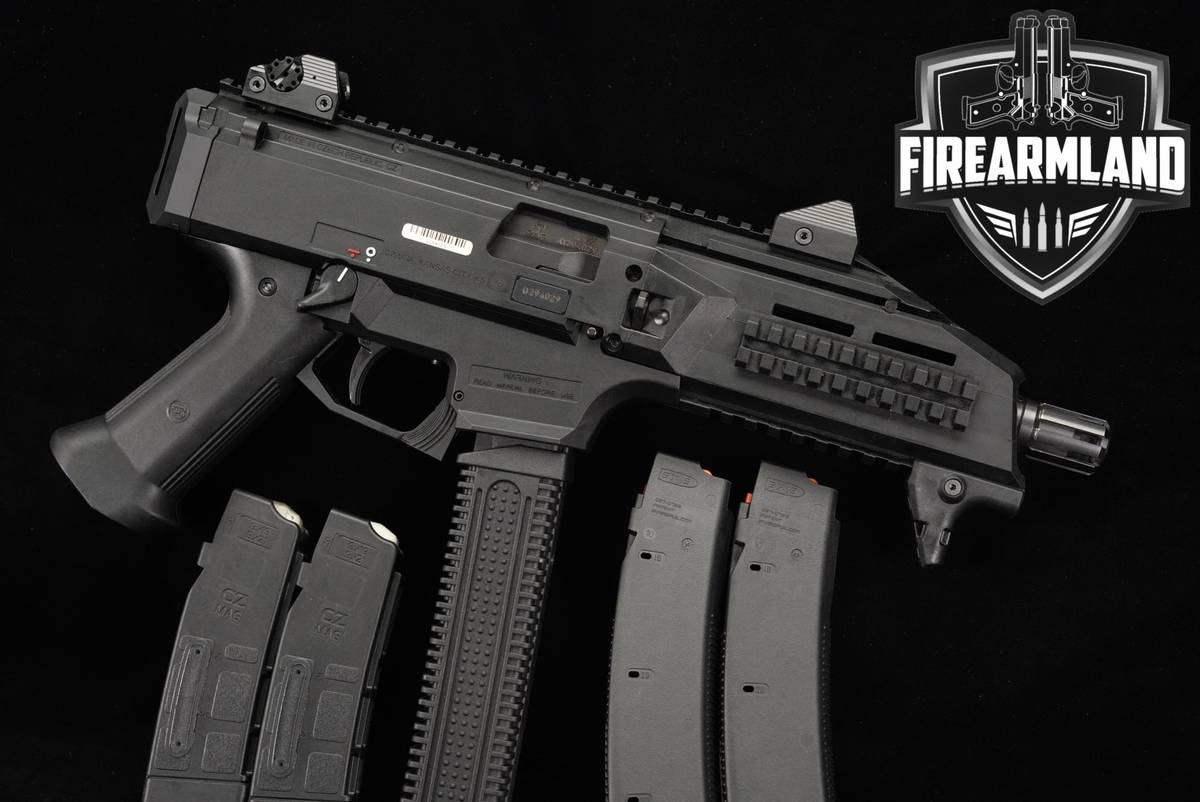 CZ Scorpion EVO 3 S1 Pistol 9mm 7.72" THREADED +5 MAGS