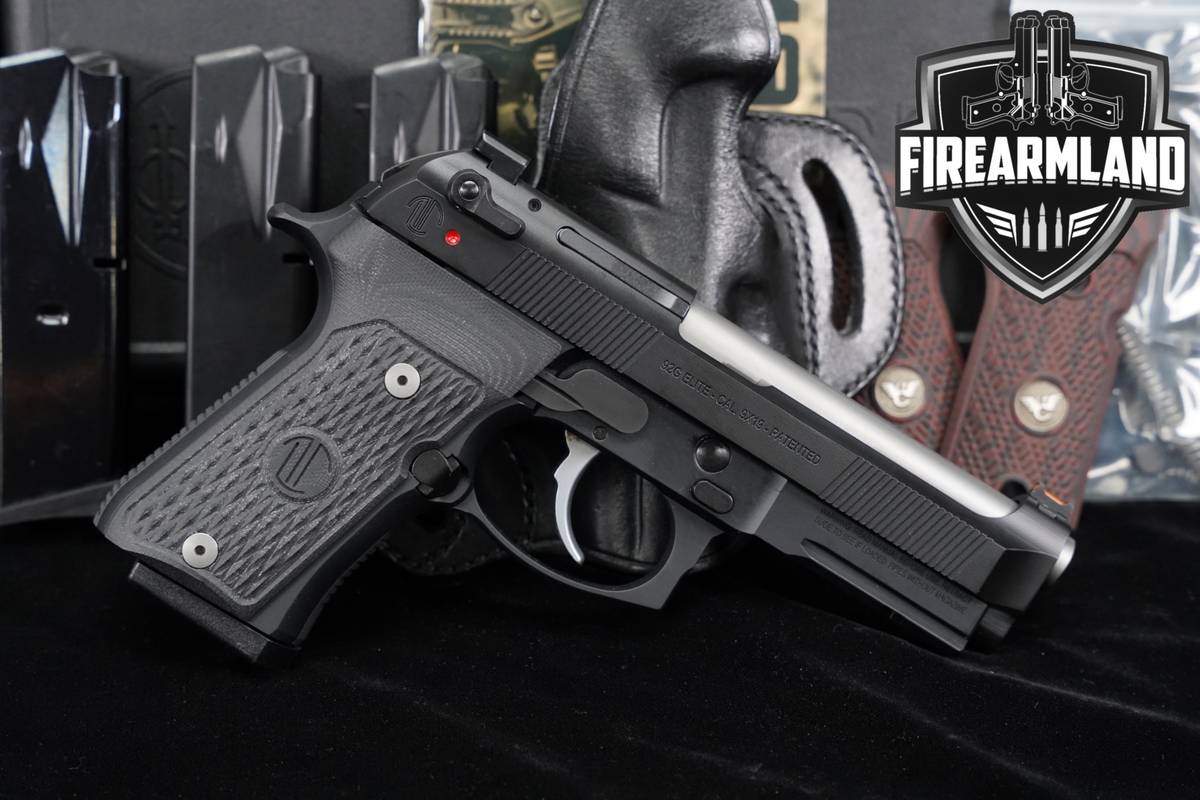 Beretta 92G Elite LTT Compact 9mm Corp 92 G +4 MAGS, ORIG CASE, HOLSTER