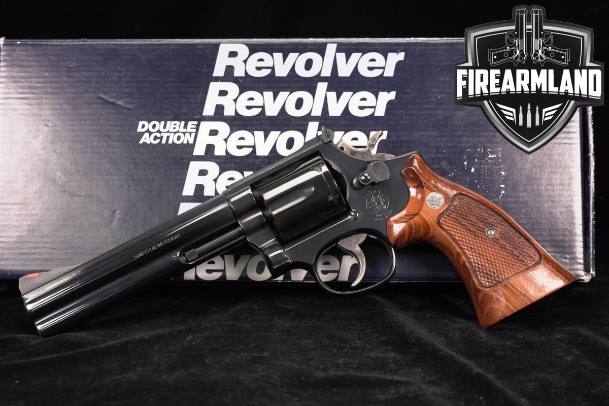 1985 Smith & Wesson Model 586 No Dash S&W 357 Magnum 6" M586 +ORIG BOX