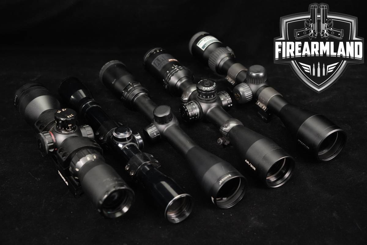 FIVE SCOPE LOT 5 Pack TruGlo Bushnell Nikon Scopes Riflescope