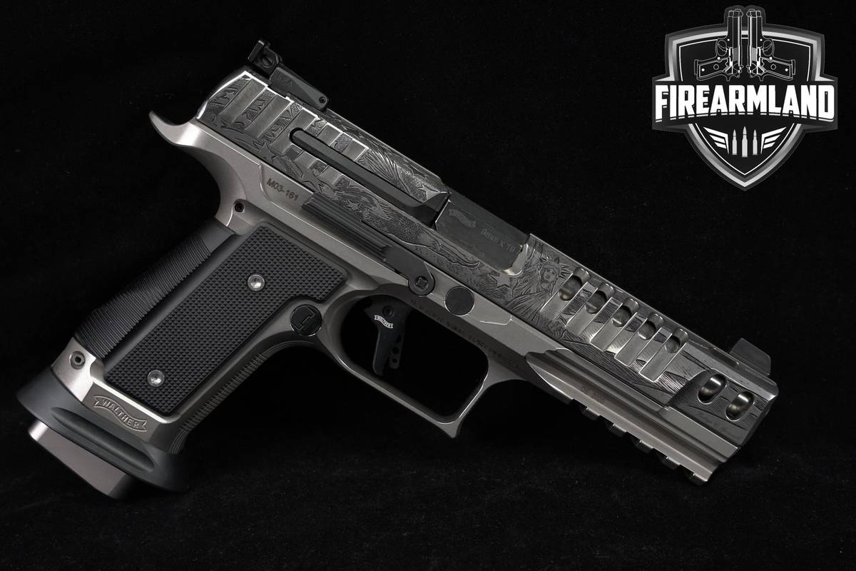 LIMITED ENGRAVED Walther Q5 Match SF Patriot Edition 9mm +2 MAGS & OG CASE
