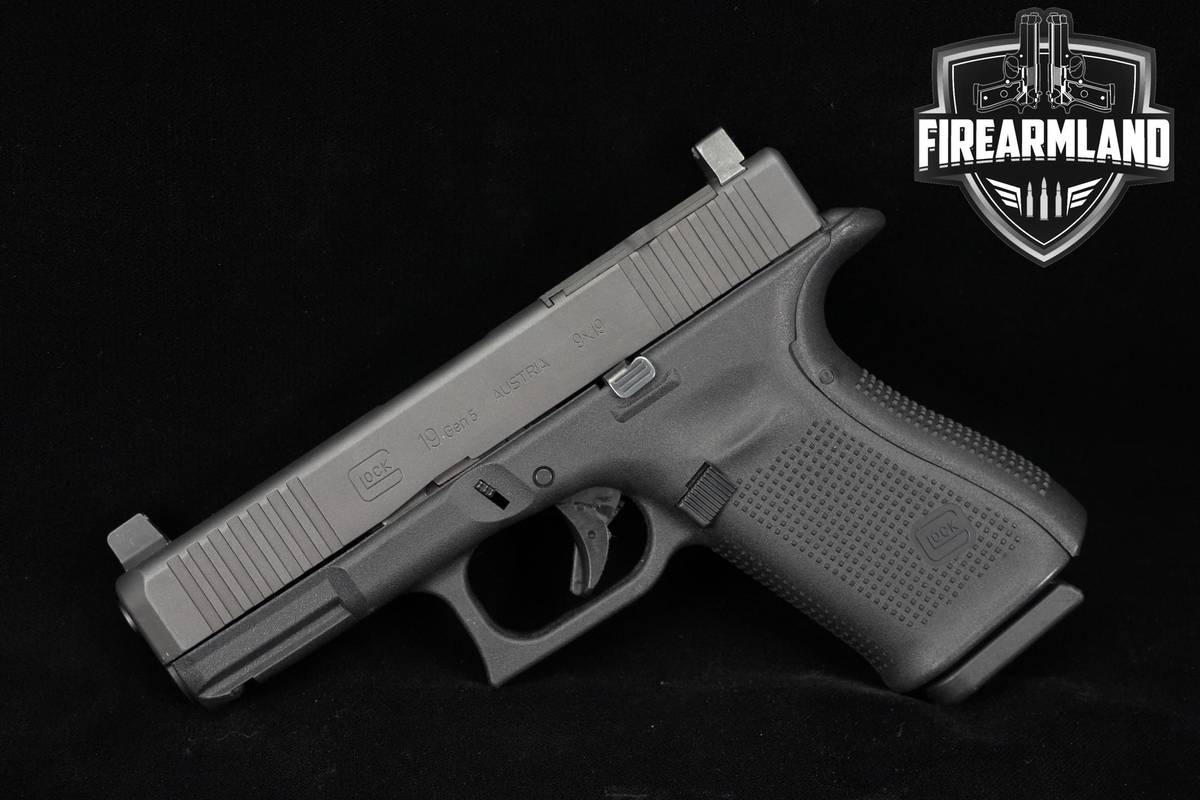 Glock 19 Gen5 FS 9mm G19 Gen 5 Optic-Ready +2 MAGS & ORIG CASE
