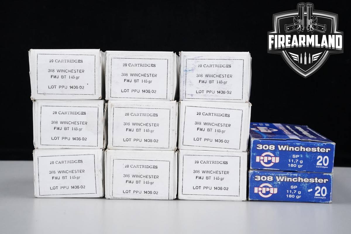 220 RDS! 308 Winchester Win Ammo