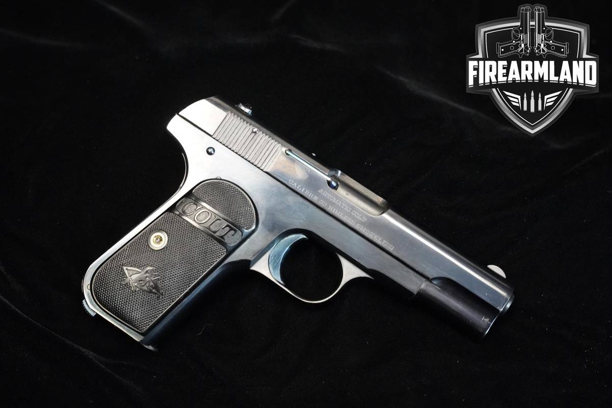 1912 Colt 1903 Pocket Hammerless Type III Nitre Blue 32 ACP Colt 3 ORIG BOX