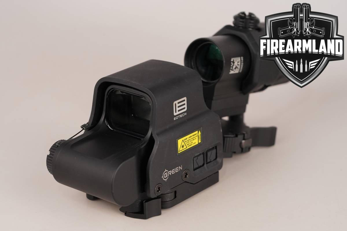 EOTECH HHS EXPS2 & G33 Magnifier Combo 1-Dot Speed Ring Green +ORIG CASE