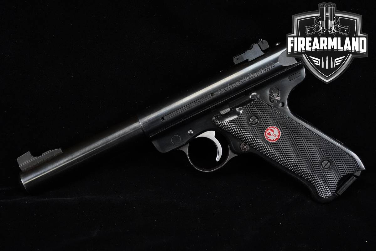 2007 Ruger Mark III Target 22LR 5.5" Mk 3 MkIII Pistol +2 MAGS & ORIG CASE
